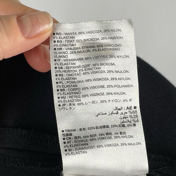 Banana Republic Black Peplum Midi Dress - Women’s 8 - Picture 7 of 9